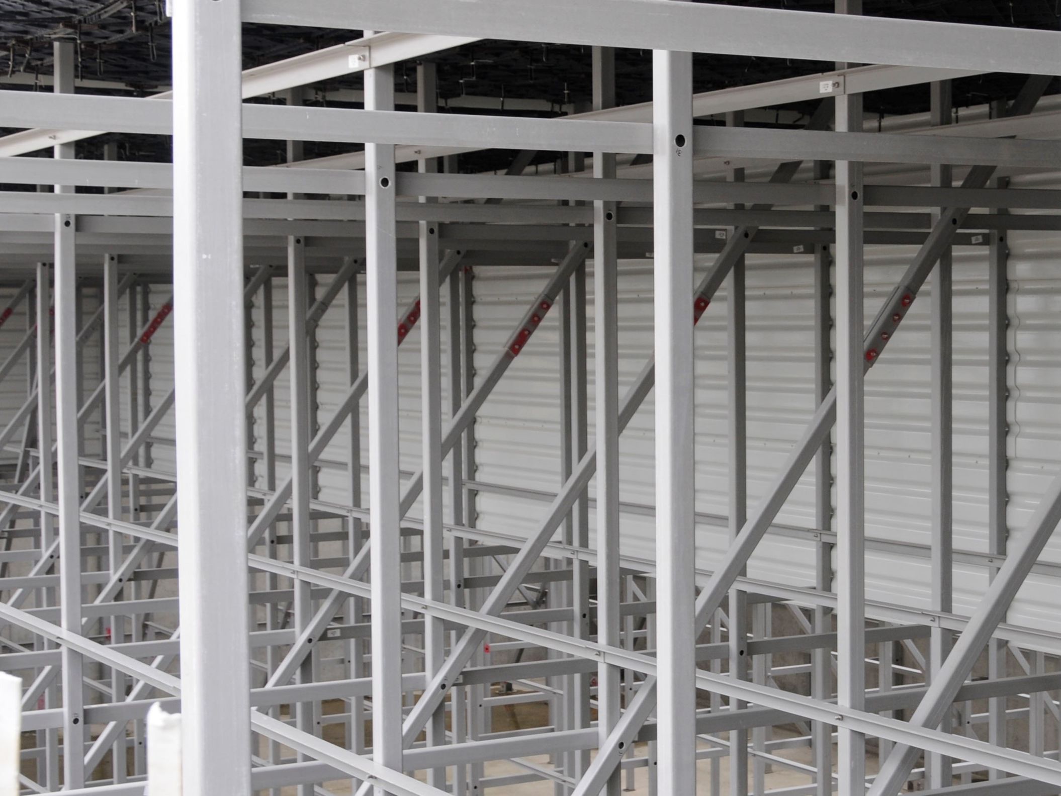 Profilkonstruktion in einem Kühlturm in Swanbank, einem Industriegebiet in Queensland, Australien, 200 t Profilkonstruktion in einem Kühlturm in Swanbank, einem Industriegebiet in Queensland, Australien, 200 t